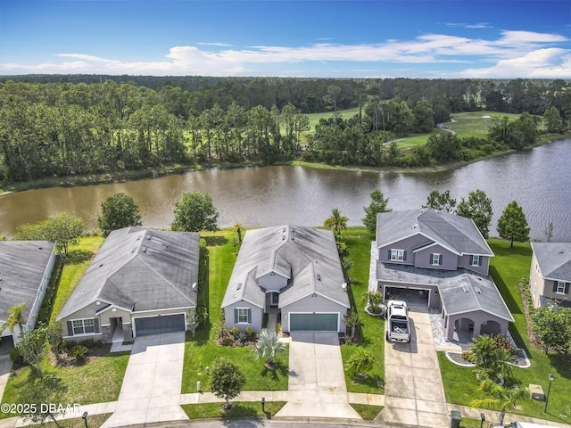 417 Grande Sunningdale Loop, Daytona Beach, FL 32124 - view of subject property with a large body of water and a heavily wooded area