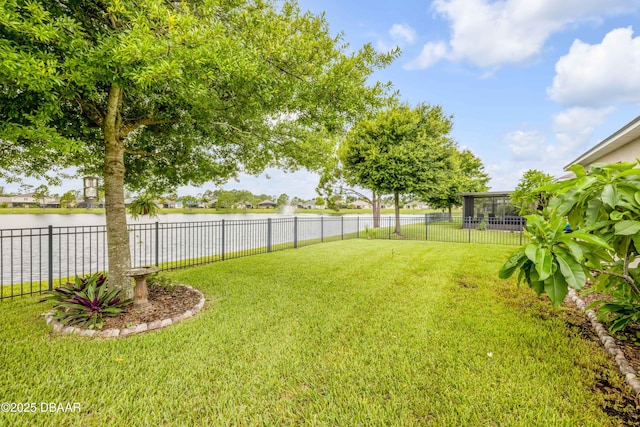 448 White Coral Ln, New Smyrna Beach, FL 32168 - fenced backyard with a water view