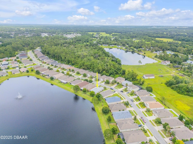 448 White Coral Ln, New Smyrna Beach, FL 32168 - aerial view of residential area with a nearby body of water