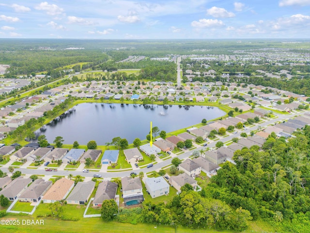 448 White Coral Ln, New Smyrna Beach, FL 32168 - aerial view of residential area featuring a large body of water