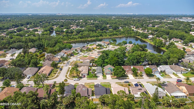 3864 Long Grove Ln, Port Orange, FL 32129 - drone / aerial view featuring a water view
