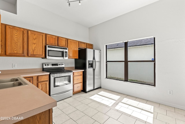 3864 Long Grove Ln, Port Orange, FL 32129 - kitchen with appliances with stainless steel finishes and sink