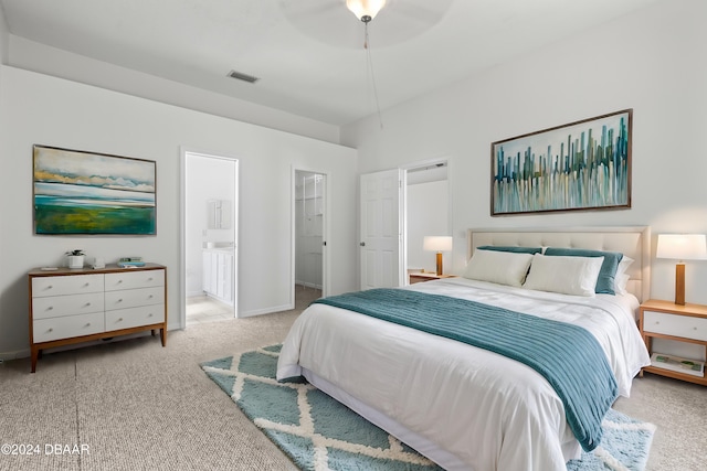 3864 Long Grove Ln, Port Orange, FL 32129 - bathroom with toilet, vanity, tiled bath, and tile patterned floors