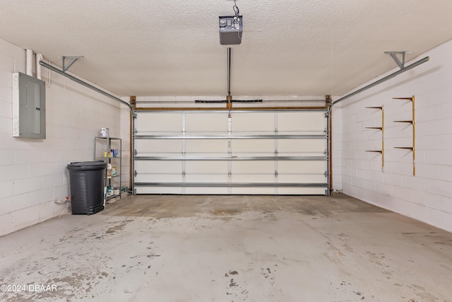3864 Long Grove Ln, Port Orange, FL 32129 - garage featuring electric panel and a garage door opener