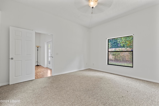 3864 Long Grove Ln, Port Orange, FL 32129 - unfurnished room featuring carpet and ceiling fan