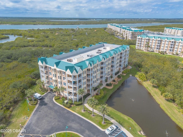 4672 Riverwalk Village Ct Unit 8203, Ponce Inlet, FL 32127 - aerial view with a water view