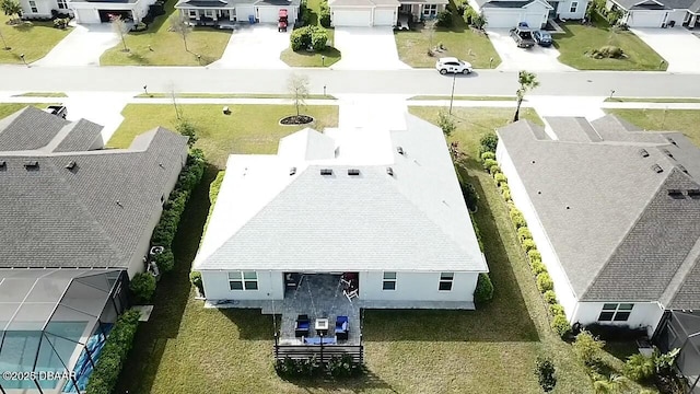 bird's eye view featuring a residential view