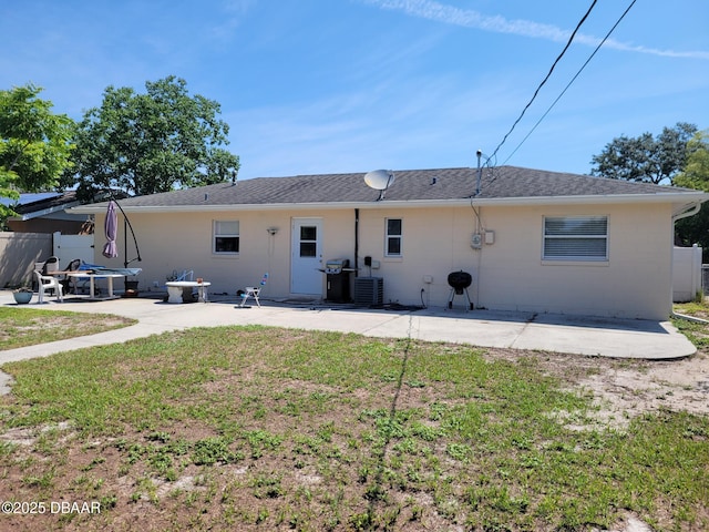 1956 Linda Ave, Ormond Beach, FL 32174 - rear view of property with a patio and central AC unit