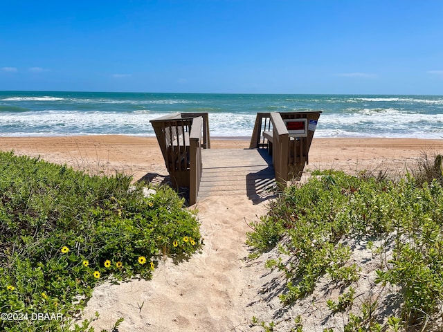 water view with a beach view