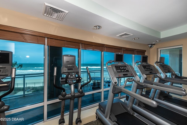 view of exercise room