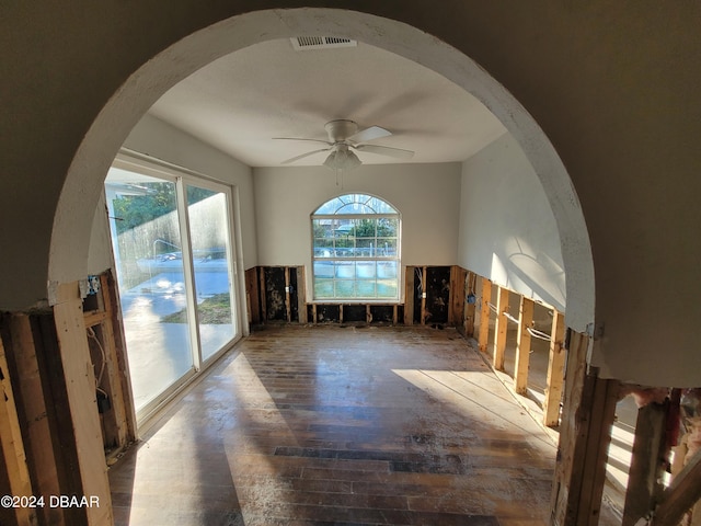 223 Clark Pl, Port Orange, FL 32127 - living room with a ceiling fan and visible vents