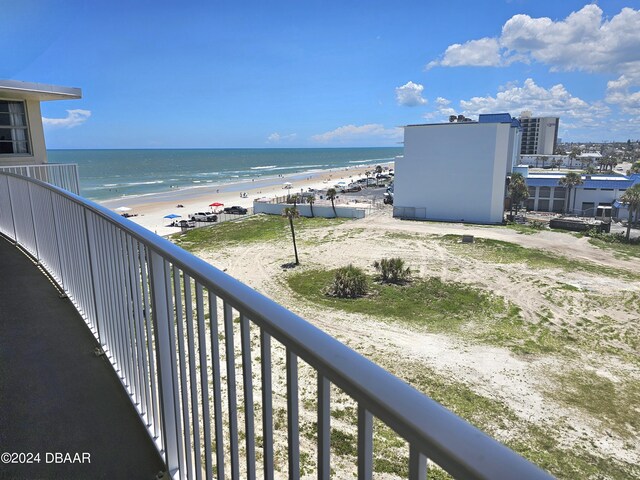 1233 S Atlantic Ave Unit 5270, Daytona Beach, FL 32118 - water view featuring a beach view