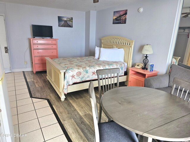 1233 S Atlantic Ave Unit 5270, Daytona Beach, FL 32118 - bedroom featuring light wood-type flooring