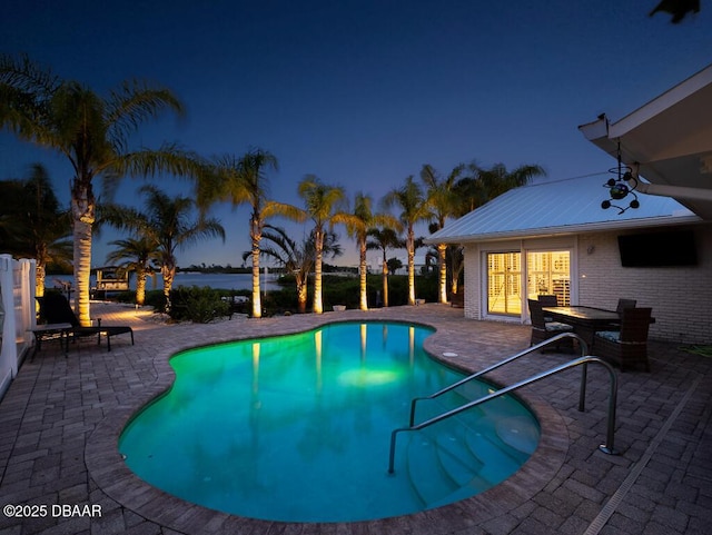 1601 S Riverside Dr, Edgewater, FL 32132 - outdoor pool with a patio area