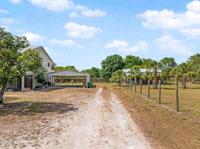 350 Citrus Club Dr, Merritt Island, FL 32953 - view of dirt / gravel road