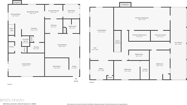 350 Citrus Club Dr, Merritt Island, FL 32953 - home floor plan
