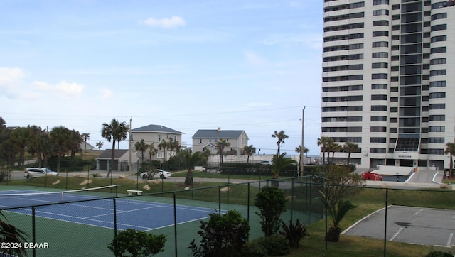 view of sport court