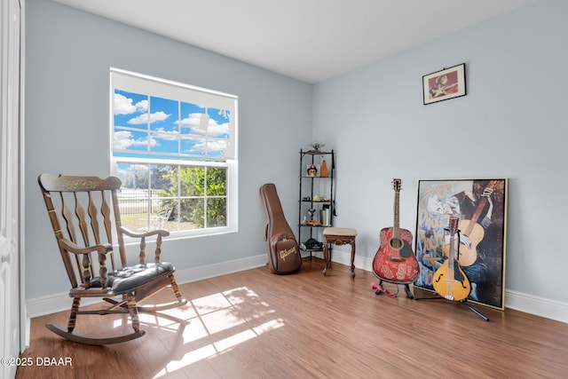 19343 Moorgate St, Orlando, FL 32833 - living area with wood finished floors and baseboards