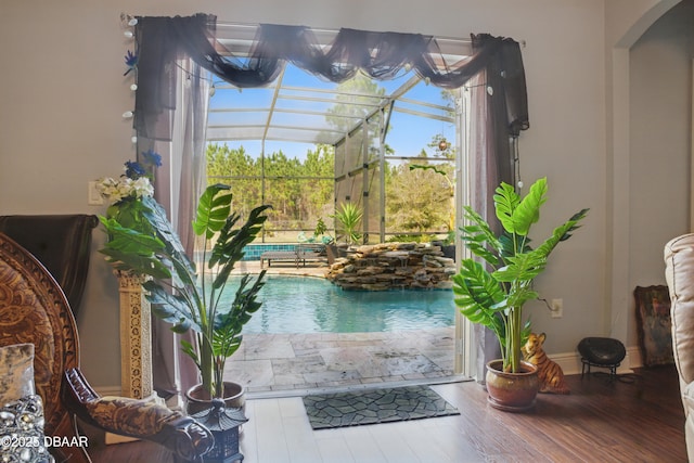 19343 Moorgate St, Orlando, FL 32833 - view of swimming pool featuring arched walkways