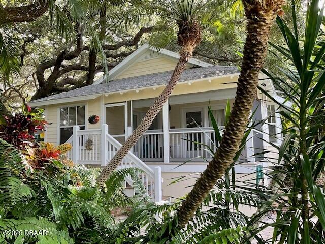 view of front of home with stairway