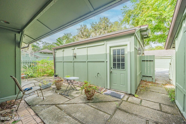 view of outbuilding