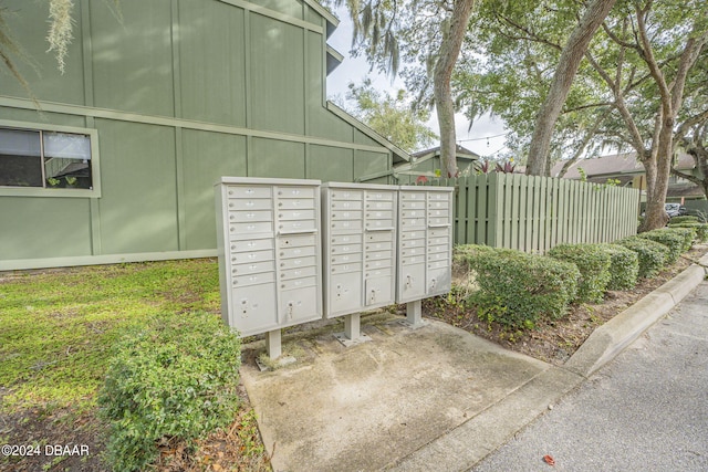 view of community featuring a mail area