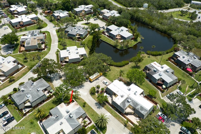 122 Cedar Dunes Dr, New Smyrna Beach, FL 32169 - aerial view of property's location featuring a nearby body of water and nearby suburban area