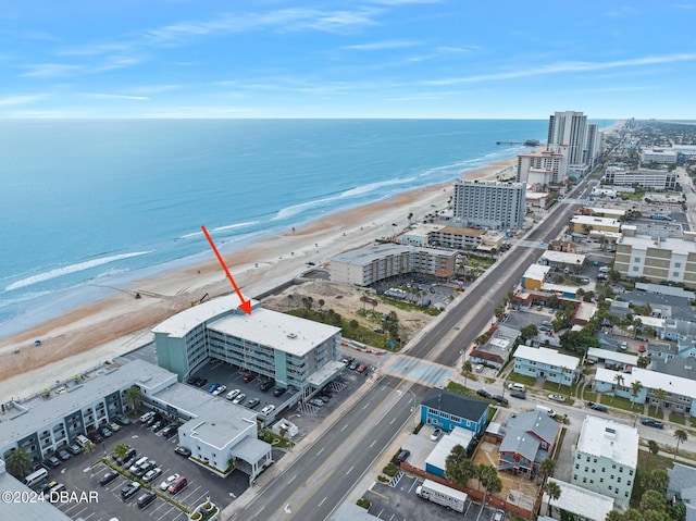 800 N Atlantic Ave Unit 523, Daytona Beach, FL 32118 - view of urban area with waterfront with a beach
