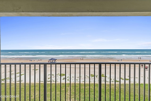 815 Ocean Shore Blvd Unit U1B, Ormond Beach, FL 32176 - water view featuring nearby beach