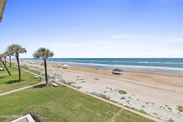 815 Ocean Shore Blvd Unit U1B, Ormond Beach, FL 32176 - water view with nearby beach