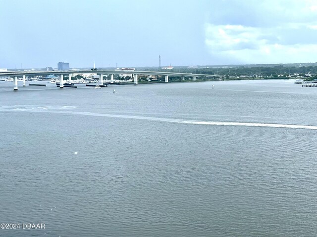 935 N Halifax Ave Unit 907, Daytona Beach, FL 32118 - water view featuring a notable bridge