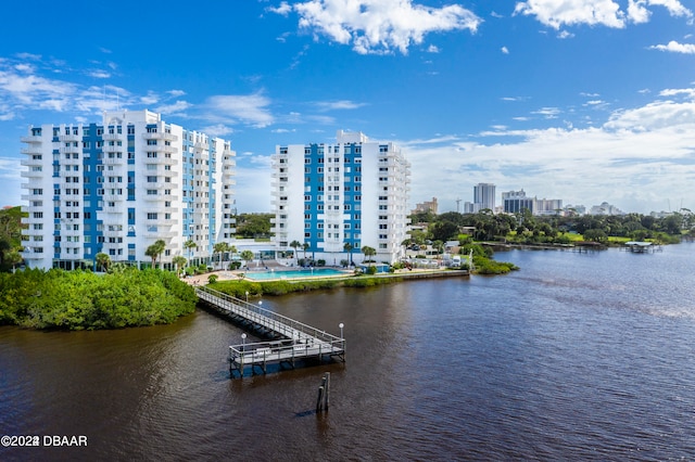 property view of water