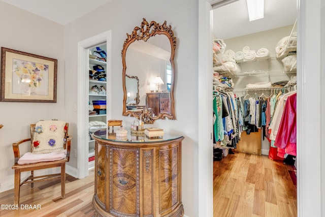 203 Prestwick Dr, New Smyrna Beach, FL 32168 - spacious closet with wood finished floors