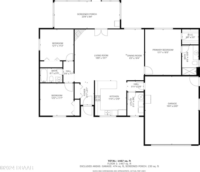 500 Sandy Oaks Blvd, Ormond Beach, FL 32174 - home floor plan