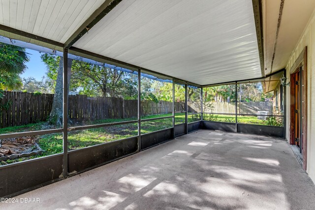 500 Sandy Oaks Blvd, Ormond Beach, FL 32174 - view of unfurnished sunroom
