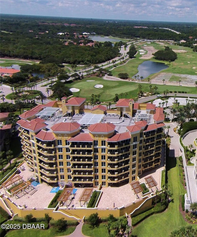 20 Porto Mar Unit 302, Palm Coast, FL 32137 - aerial view of a nearby body of water and a golf club