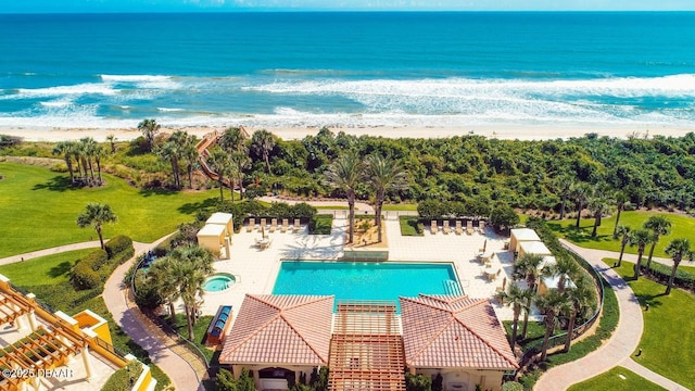 20 Porto Mar Unit 302, Palm Coast, FL 32137 - aerial view of a pool