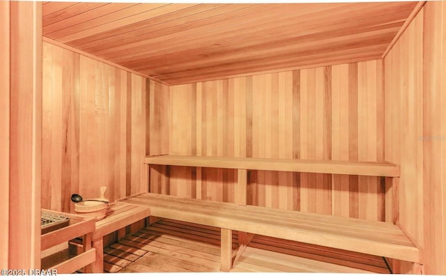 20 Porto Mar Unit 302, Palm Coast, FL 32137 - sauna / steam room featuring wooden ceiling and wooden walls