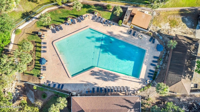 208 Pine Cone Trl, Ormond Beach, FL 32174 - aerial view of a pool