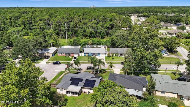 1720 Hope Dr, Ormond Beach, FL 32174 - aerial perspective of suburban area with a heavily wooded area