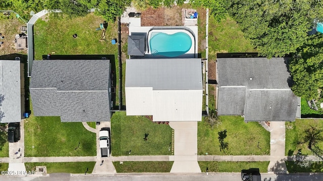 1720 Hope Dr, Ormond Beach, FL 32174 - bird's eye view of a pool