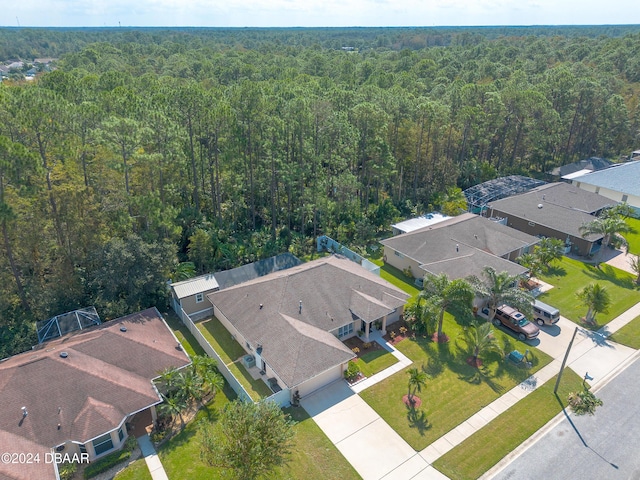 5452 Saint Regis Way, Port Orange, FL 32128 - aerial view of residential area with a forest