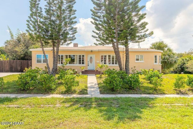 view of ranch-style home