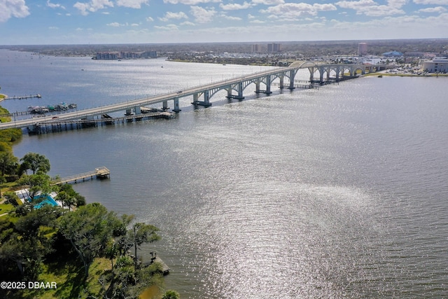944 S Peninsula Dr Unit 104, Daytona Beach, FL 32118 - bird's eye view of a notable bridge and a nearby body of water