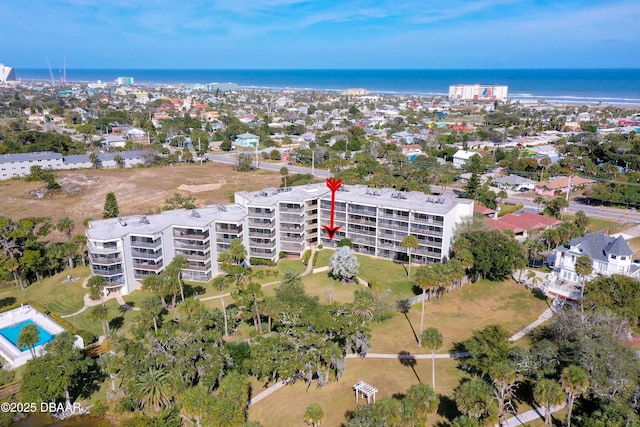 944 S Peninsula Dr Unit 104, Daytona Beach, FL 32118 - aerial overview of property's location with apartment complex and a large body of water