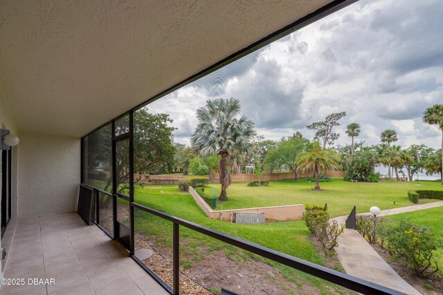 944 S Peninsula Dr Unit 104, Daytona Beach, FL 32118 - view of unfurnished sunroom
