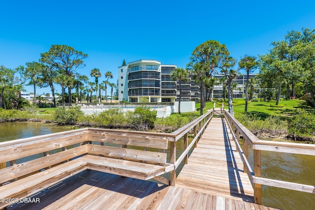 944 S Peninsula Dr Unit 104, Daytona Beach, FL 32118 - dock with a water view