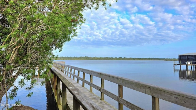 70 Ocean Shore Dr, Ormond Beach, FL 32176 - dock area featuring a water view