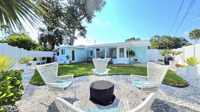 70 Ocean Shore Dr, Ormond Beach, FL 32176 - back of house with a patio area