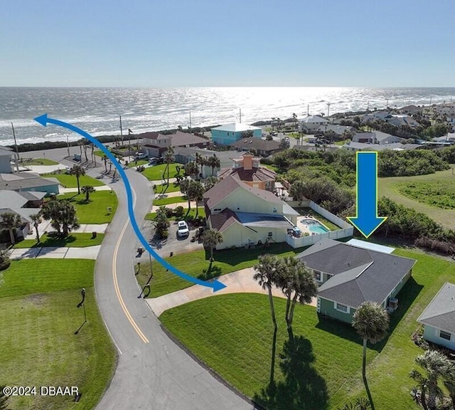 24 Seabridge Dr, Ormond Beach, FL 32176 - aerial view of residential area featuring a large body of water